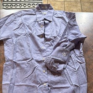 Peter Millar Light Purple Button-Up Shirt